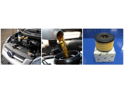 Замена масляного фильтра и масла в двигателе Ford transit 2.2 06-10 FWD фото 1